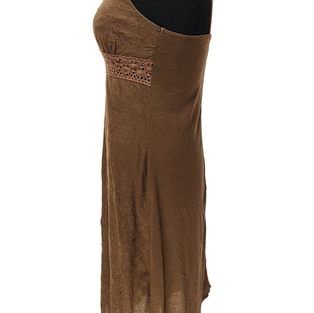 ❤️ CHARLOTTE RUSSE STRAP SLEEVELESS MAXI DRESS T-SHIRT FABRIC SIZE SMALL ♥️ - Picture 2 of 8